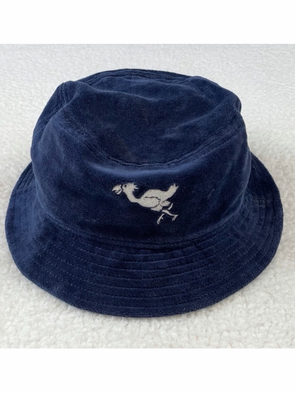 RUSSELL ATHLETIC • Navy Blue Terrorbird Media Terry Cloth Bucket Hat